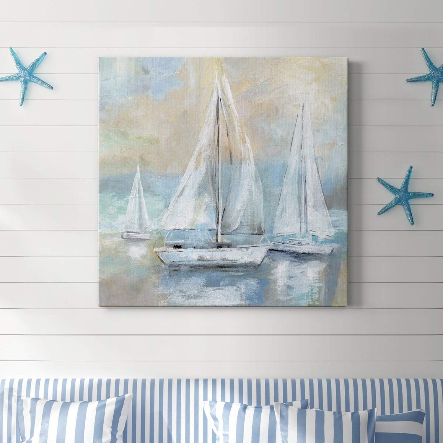 Renditions Gallery Sail Away Wall Art, Premium Gallery Wrapped Canvas Decor, …