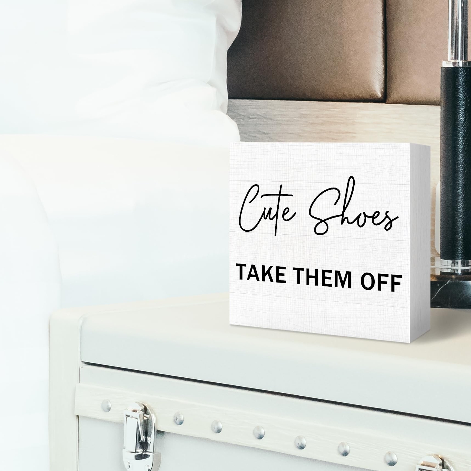 Cute Shoes Take Them off Wood Box Sign, Please Take Your Shoes off Sign Desk …