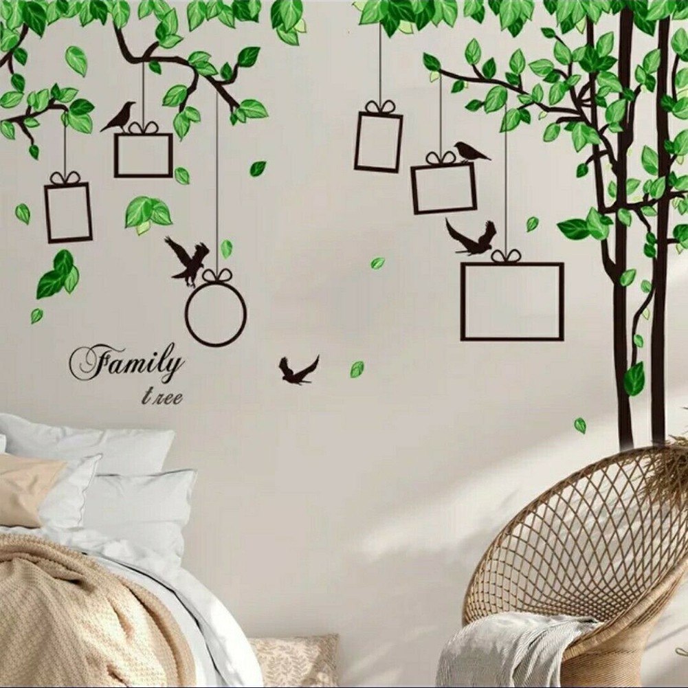 Family Tree Photo Frame Wall Decal Sticker Living Room Home Decor Removable