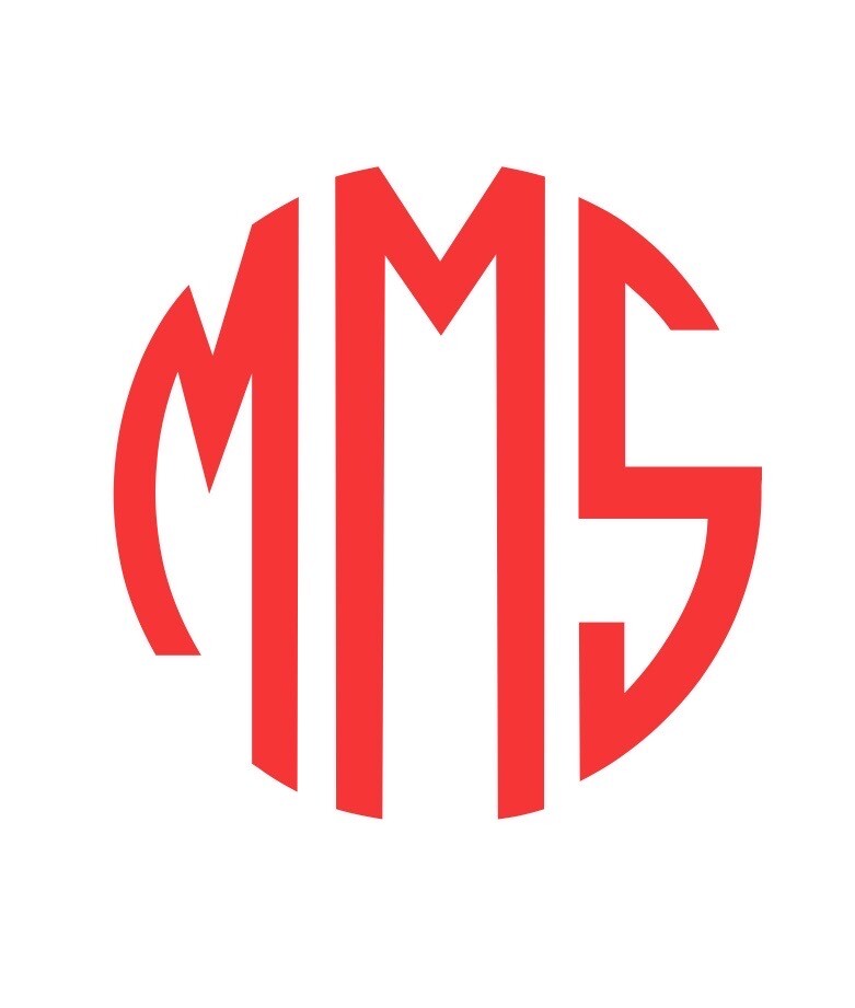 Custom Monogram Decal With – Oracal 651 Permanent Vinyl – Decor Home Many Sizes
