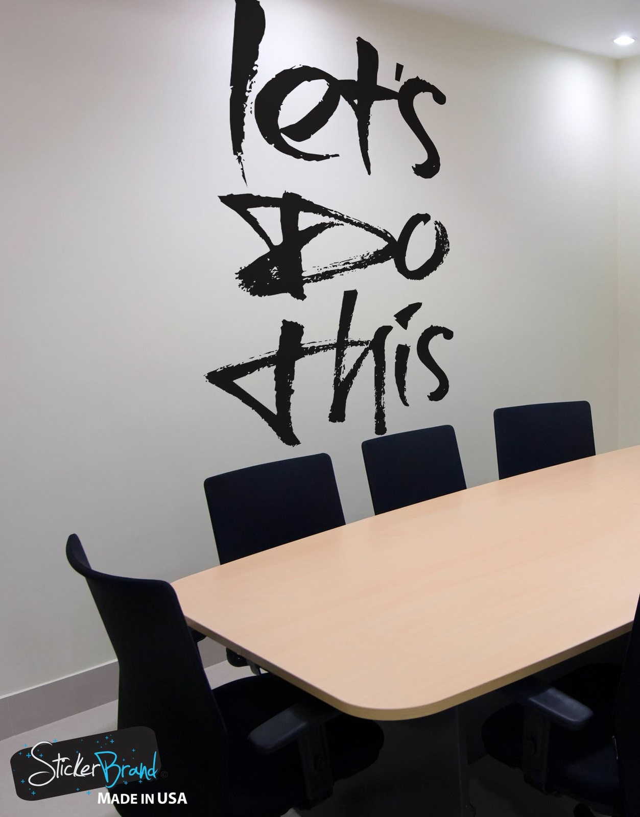 Let’s Do This Motivational Quote Vinyl Wall Decal Sticker #6060