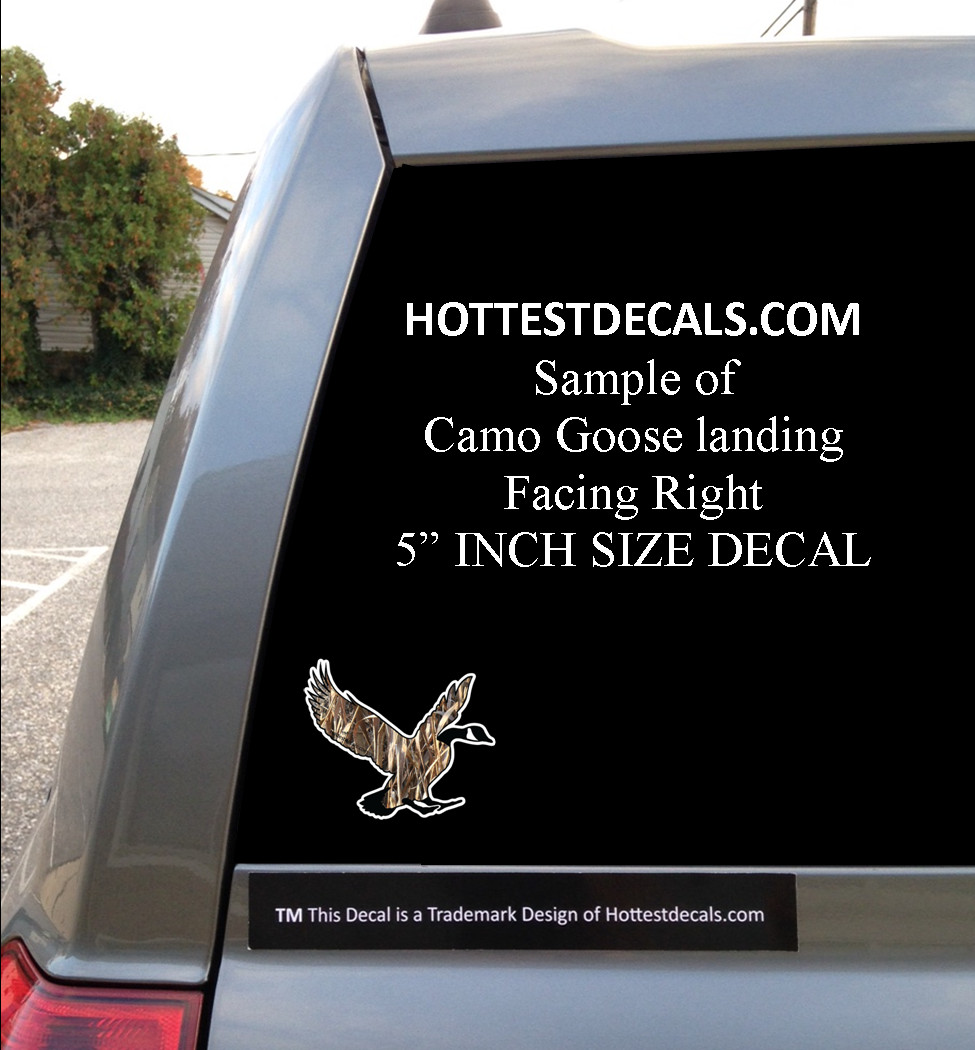 Camo Truck Car Decal Sticker Goose Sika Deer Barn Wood Buck Crab MARSH GRASS
