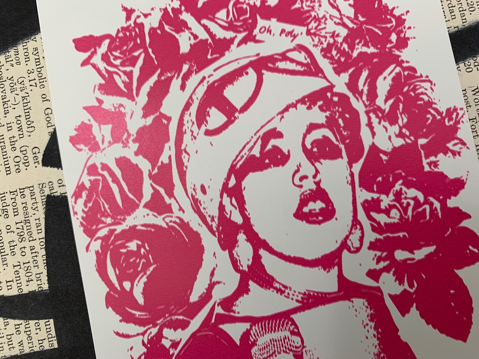 X-Ray Spex Poly Styrene PUNK 4"X5.25 vinyl sticker laptop guitar helmet car