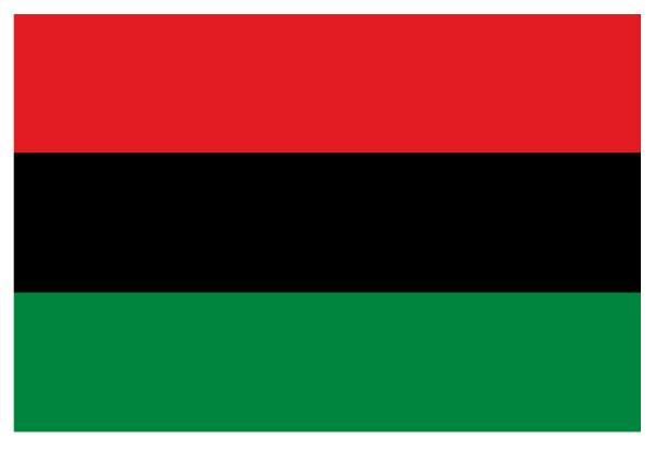 Pan African American UNIA International Flag Sticker Decal F717