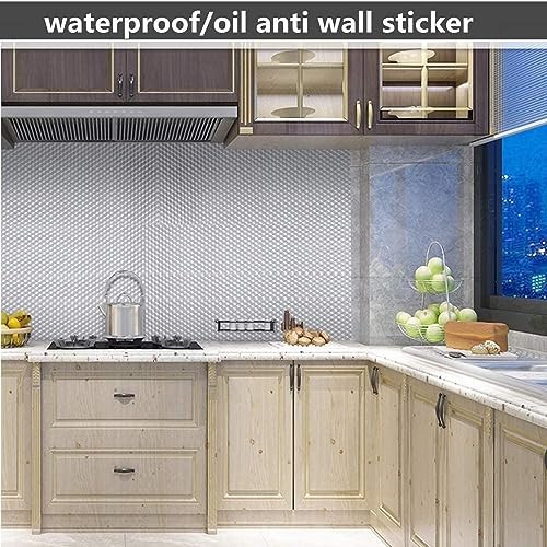Papel adhesivo cocina aluminio 40×300 cm impermeable anticallos calor