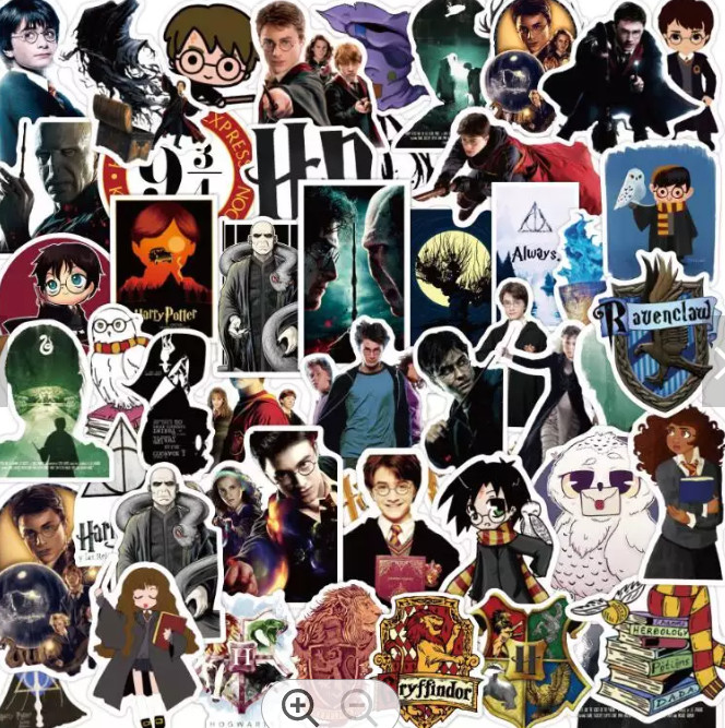 Harry Potter Stickers 100 Set Decal Sticker Lot New