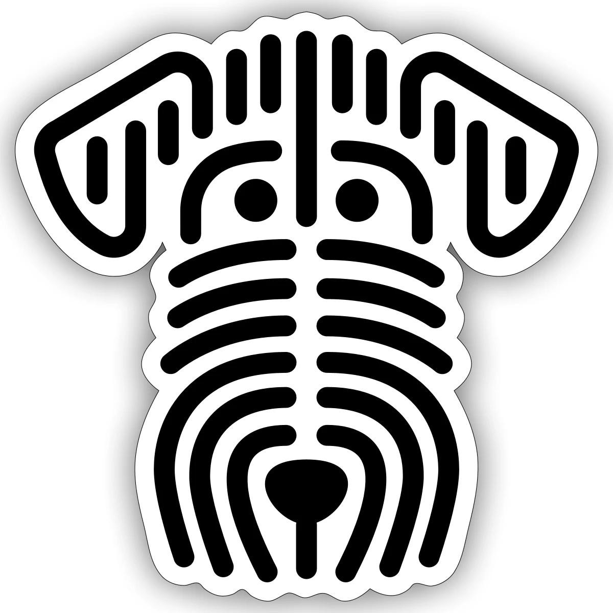 Airedale Terrier Graphic Dog Sticker, max. 4 x 4"