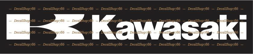 Kawasaki Outboard – Outdoor Sports – Vinyl Die-Cut Peel N' Stick Decals/Stickers