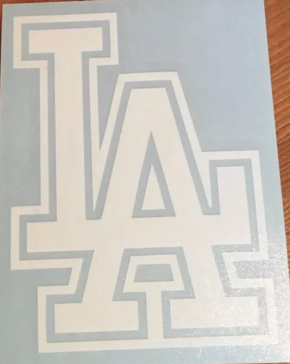 LA Dodgers LA Logo Vinyl Decal Windows Cars Trucks Laptops Lockers Starbucks Cup