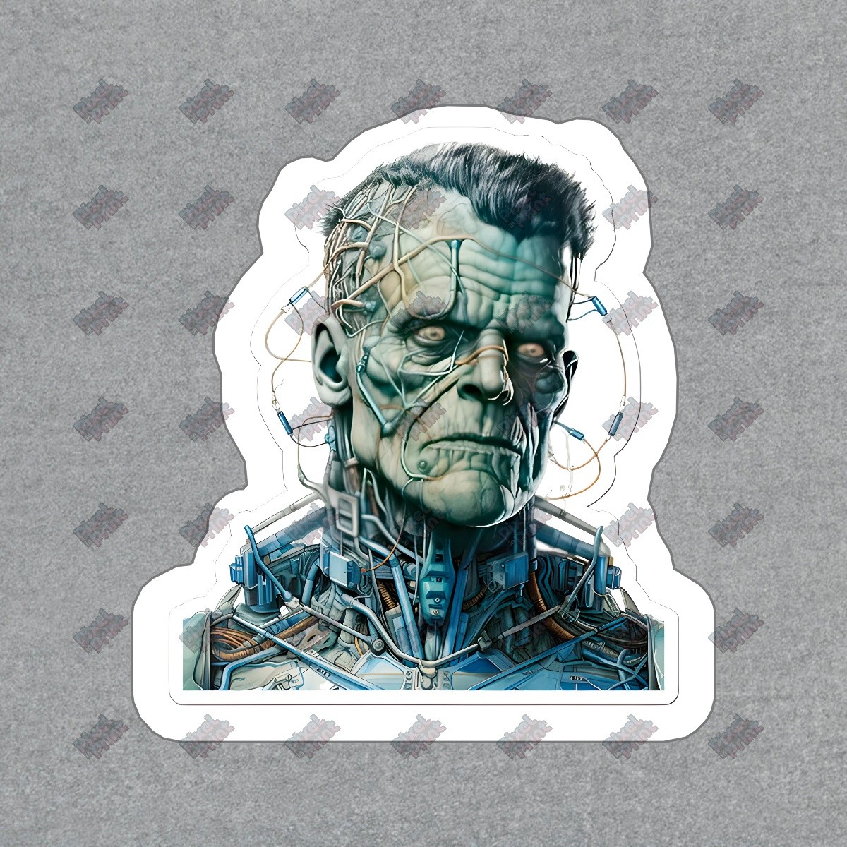 Frankenstein Vinyl Sticker Decal Unique Horror Art for Laptops, Water #863401