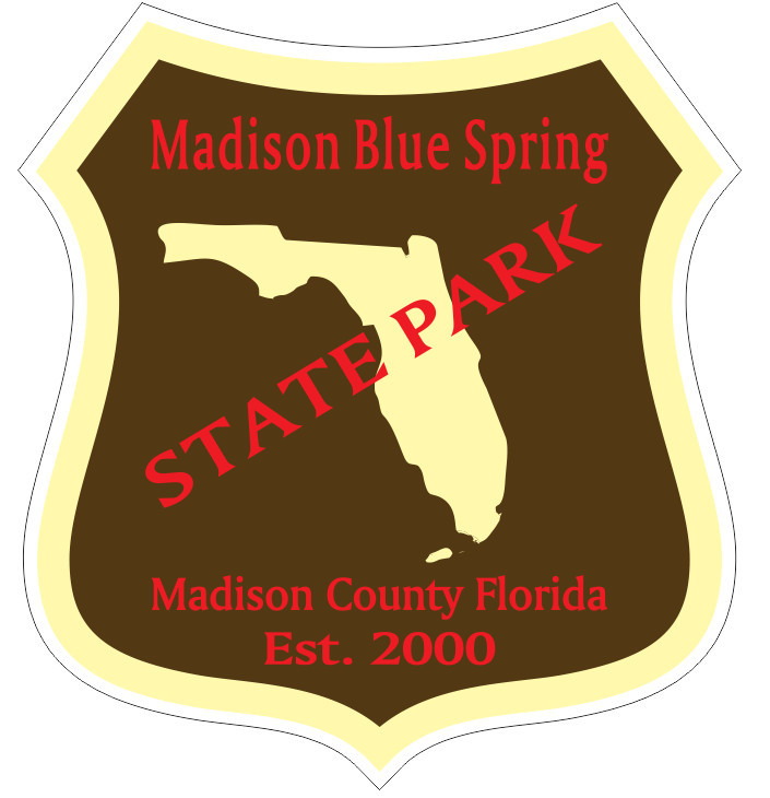 Madison Blue Spring Florida State Park Sticker R6762 YOU CHOOSE SIZE