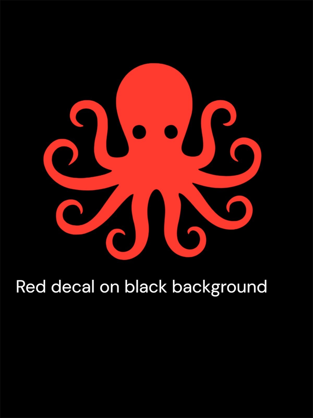 Octopus Decal for car Windows Laptops most Smooth Surfaces