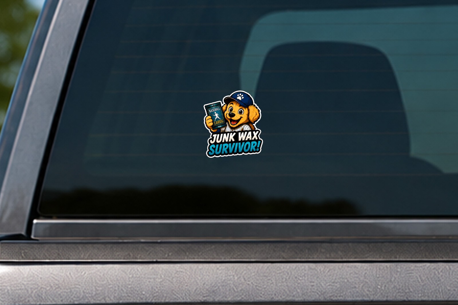Pack Dog Decal Sticker Trading Card Pack Opening Sticker Car Window Bottle