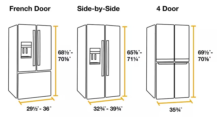 Barn Door Fridge Wrap, Laminated Refrigerator Sticker Cover. Countryside style