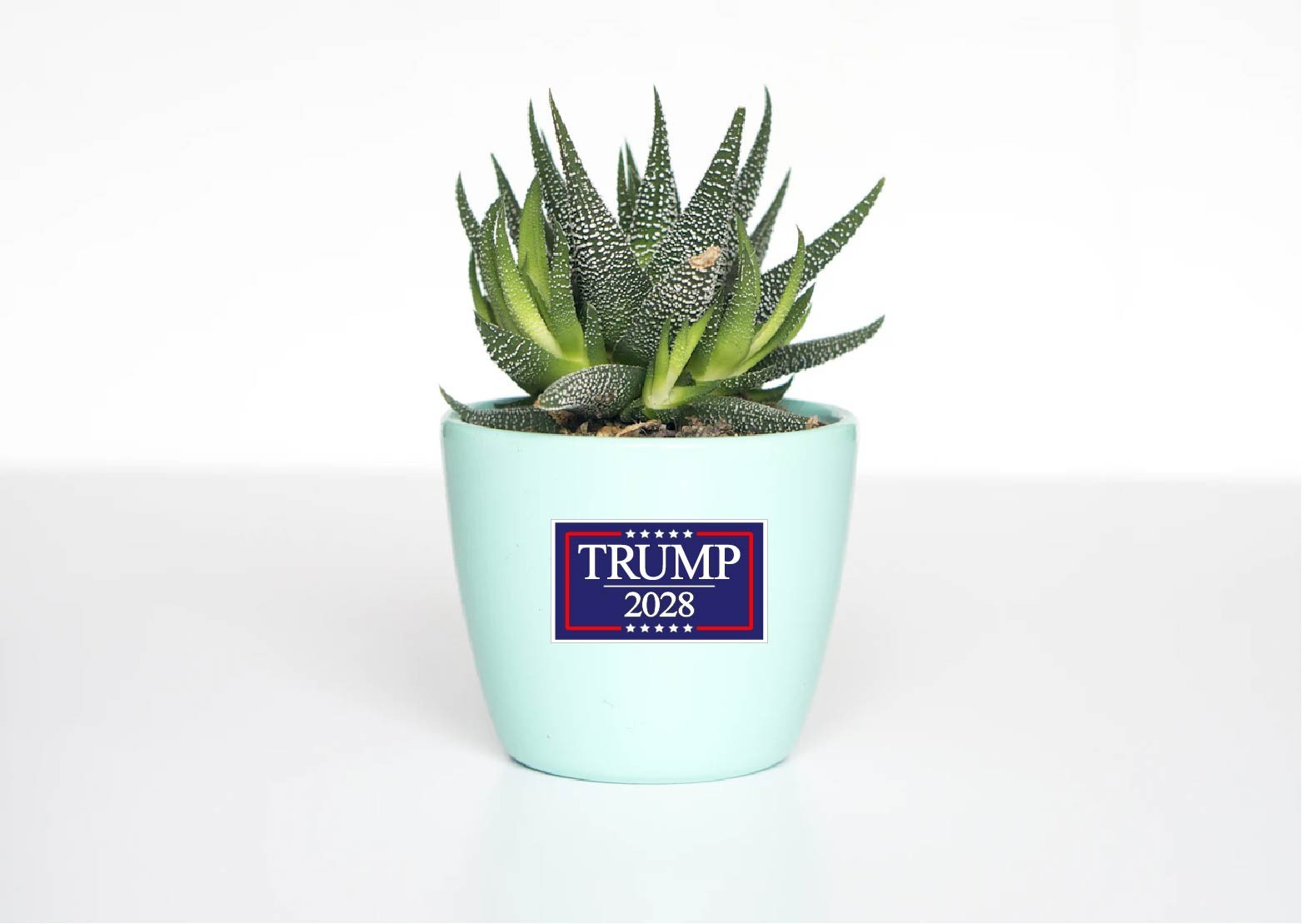 Trump 2028 Decal Sticker Political MAGA Jr Third Term President DJT Vote Fight