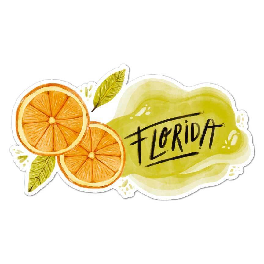 Florida Orange Sticker Decal
