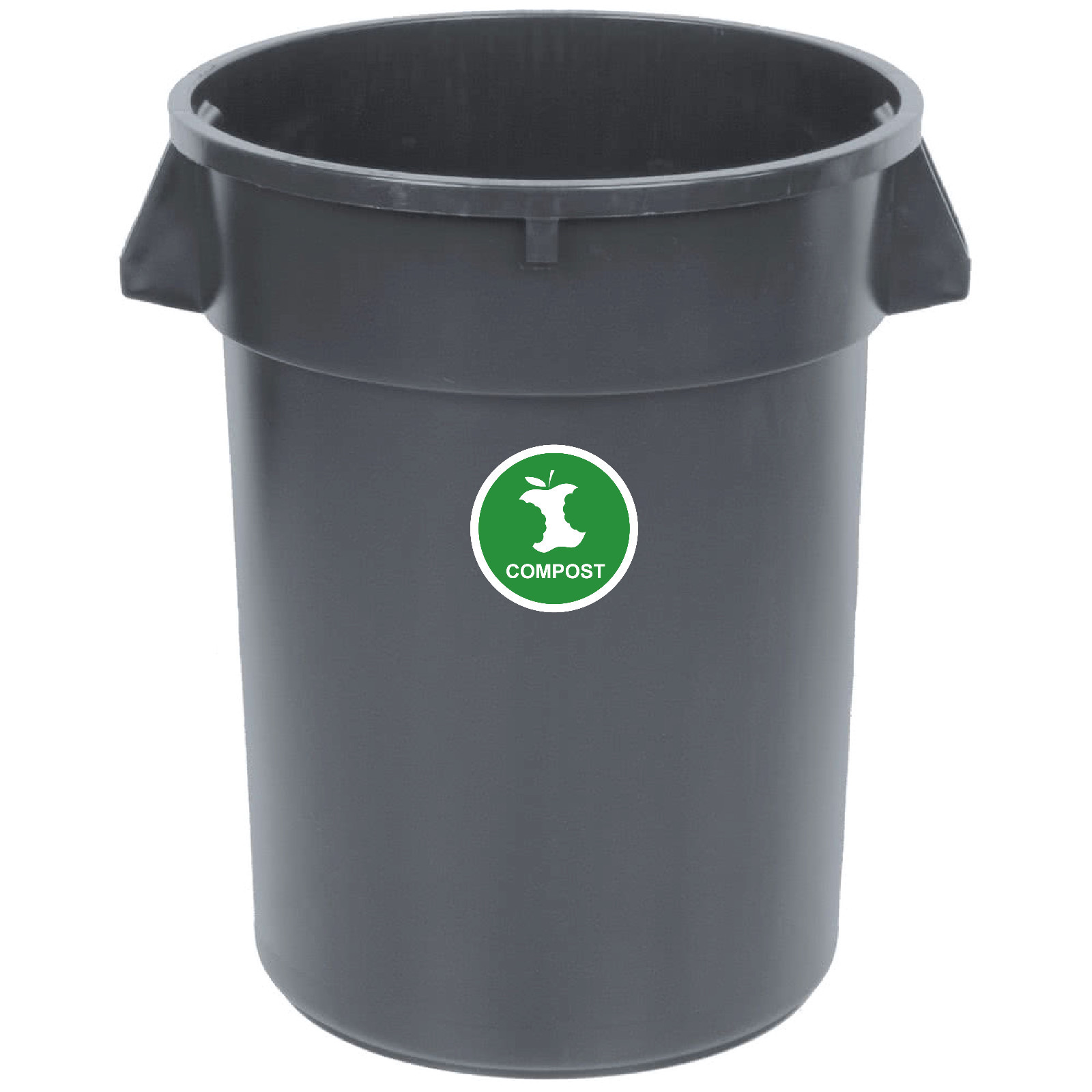 3x Green Blue Black Garbage Recycling Compost Decal Sticker Trash Reuse Renew