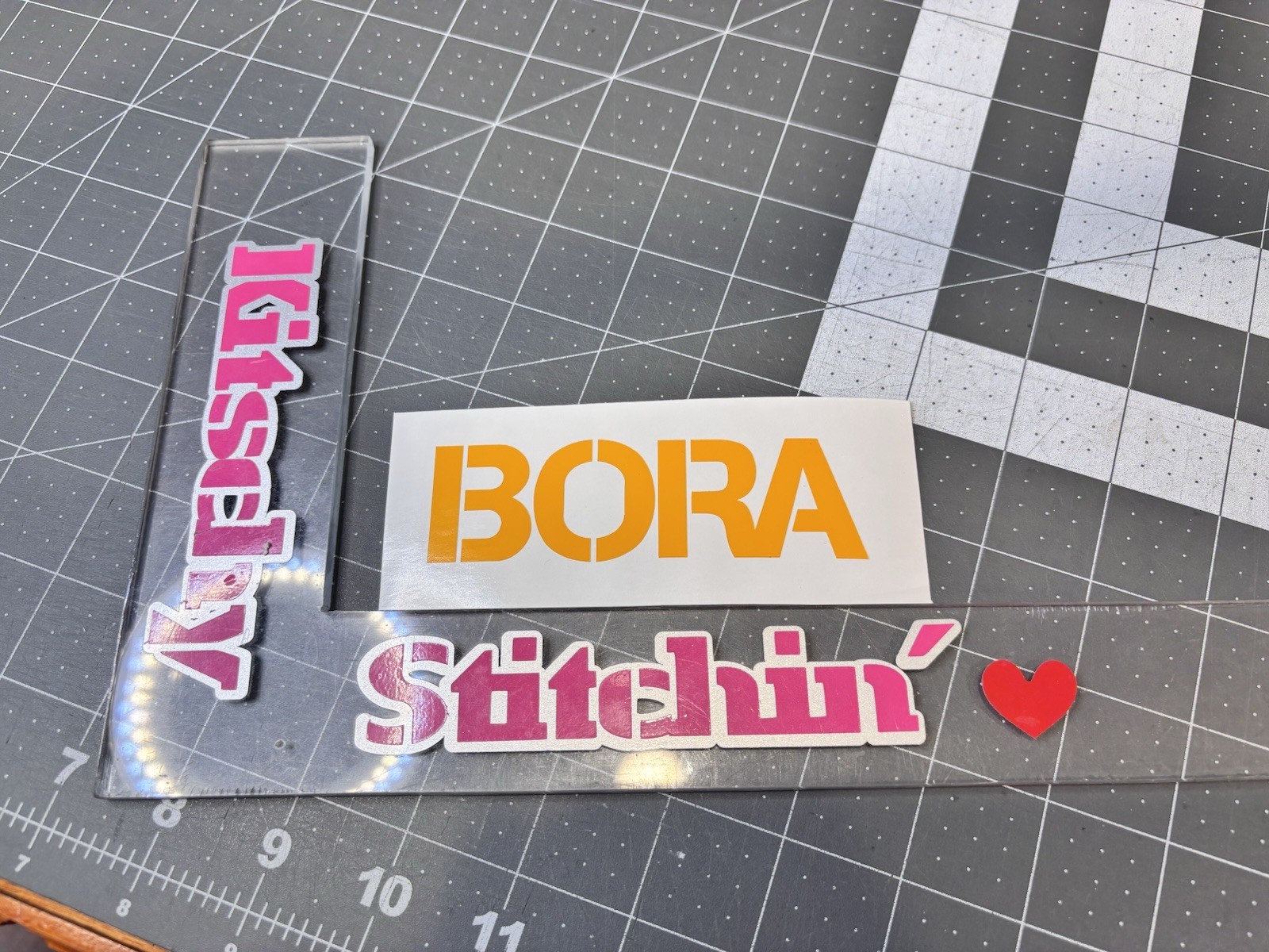 TWO BORA Tools Logo Die Cut Vinyl Decals Metal Wood Shop Equipment & Supplies
