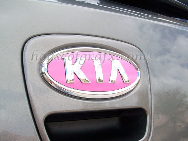 Front rear vinyl emblem overlay graphic sticker decal decals fits 10-11 Kia Soul