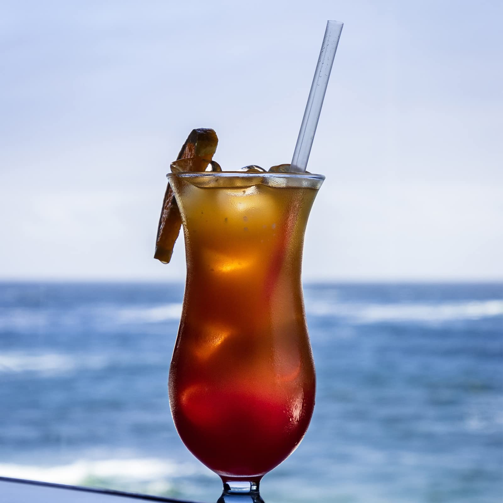 [400 Pcs] Clear Individually Wrapped Disposable Plastic Straws for 16 oz Cups…