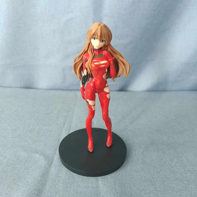Kawaii Rei Ayanami Anime Figure 7in – Cute Evangelion PVC Doll Toy – Xmas Gift