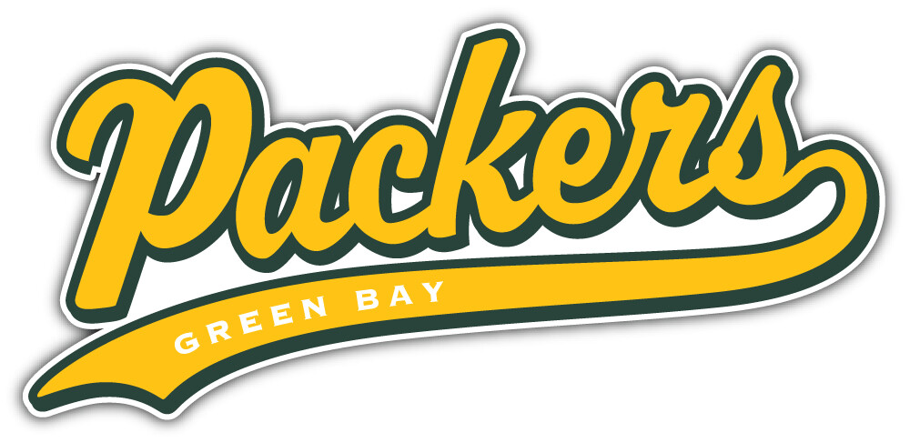 Green Bay Packers NFL Sport Car Bumper Sticker Decal "SIZES"