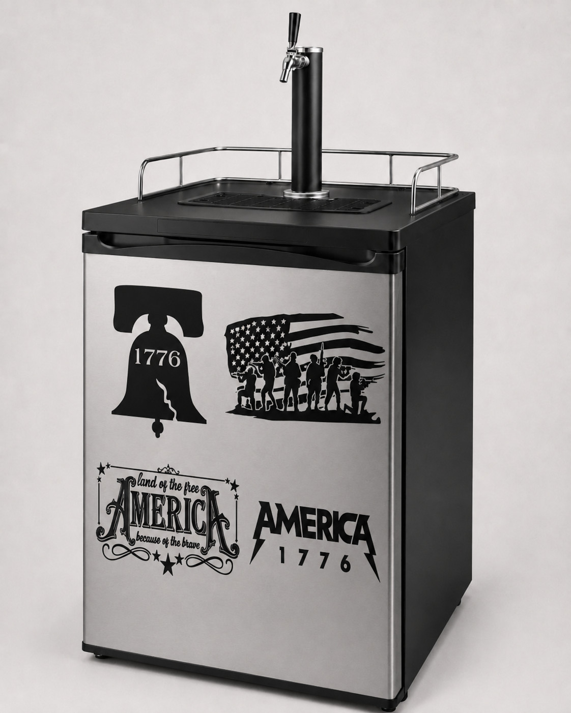Liberty Bell 1776 Vinyl Decal Patriotic Sticker Truck Cooler Gun Safe Toolbox