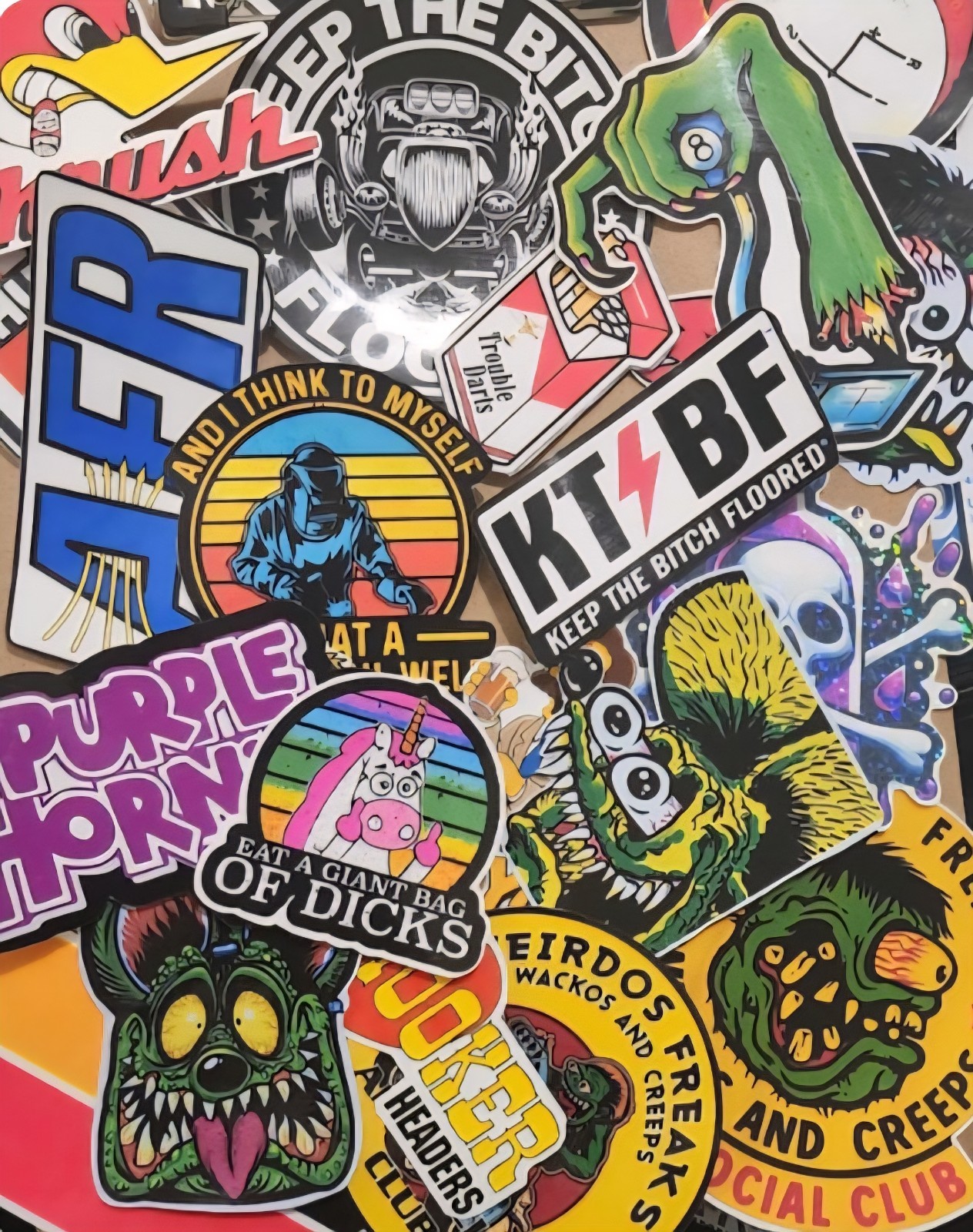 3×3 Custom Vinyl Stickers Set Of 25: Waterproof Logo Decals for Small Business