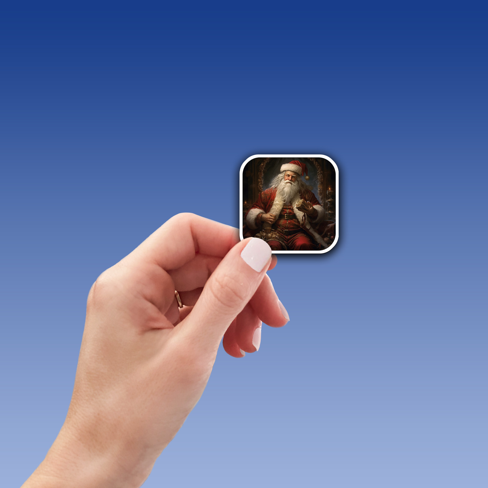Santa Claus Vinyl Sticker – Bring the Magic of Christmas Anywhere