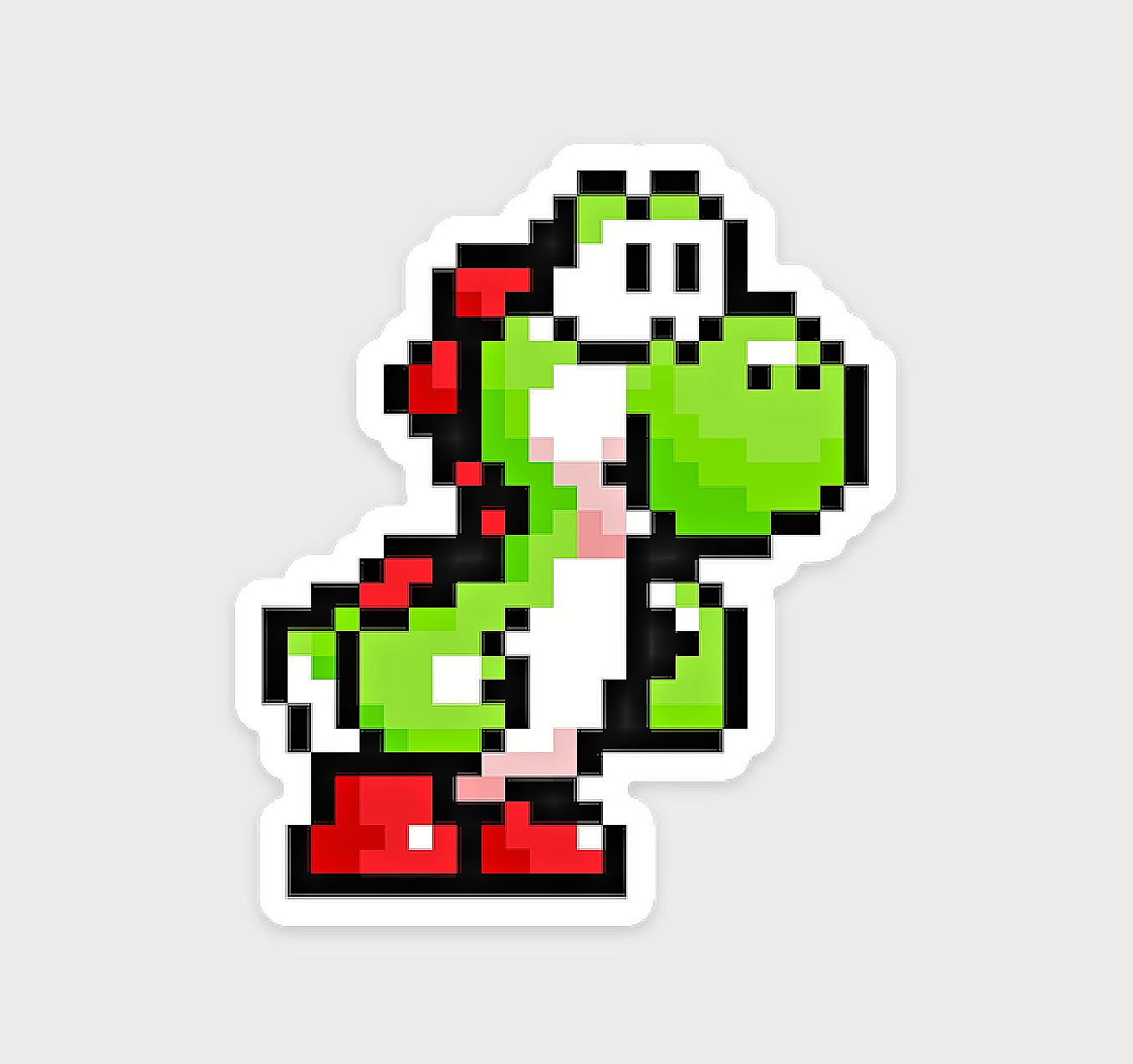 3" Yoshi Sticker Matte Finish Nintendo Mario Gaming Luigi PlayStation Retro