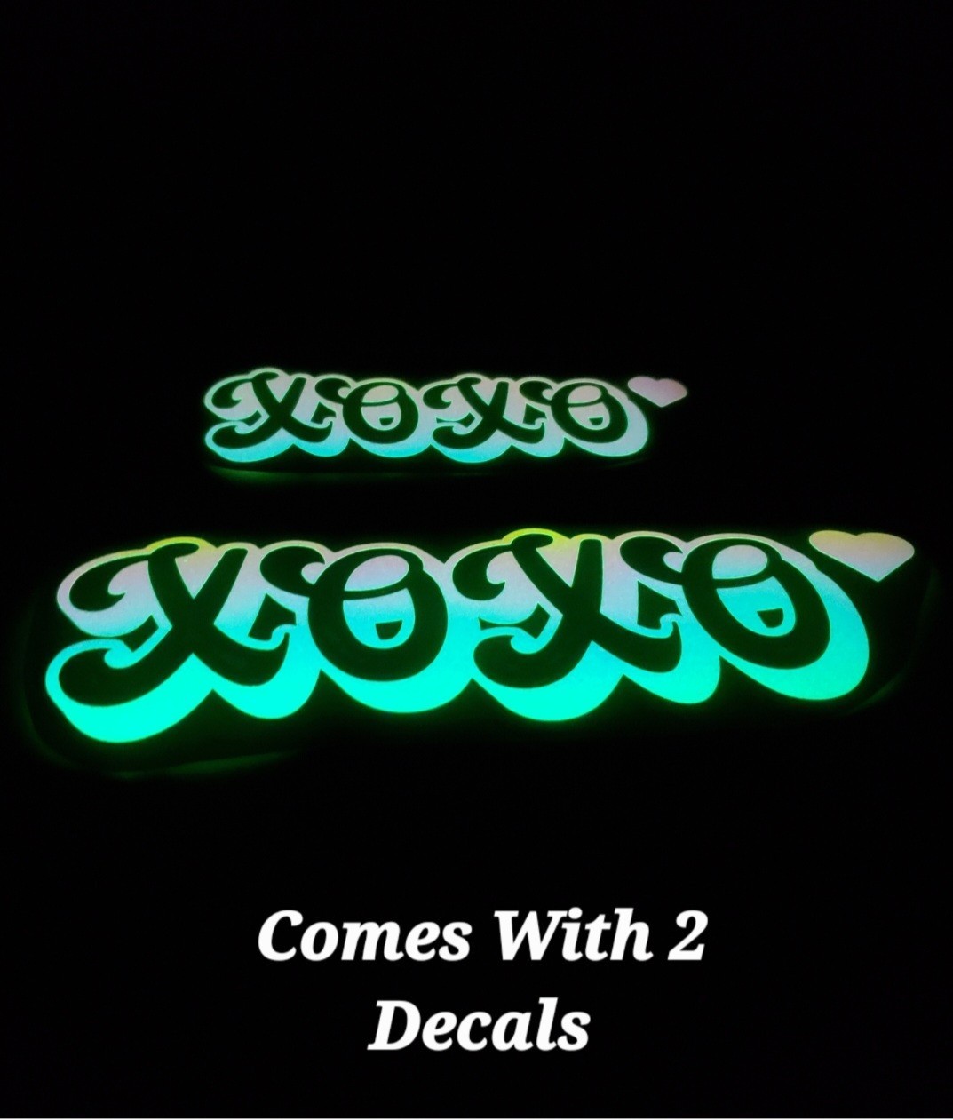 Glow In The Dark Vinyl Decals Lovely Quotes Decor Medium Size Lit Studios New