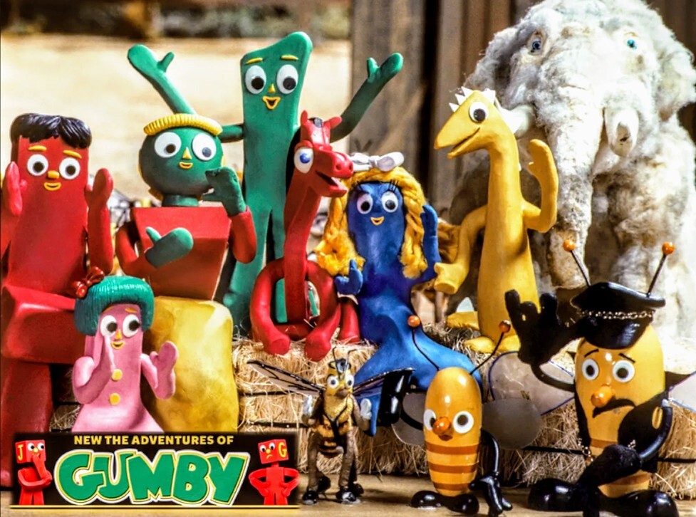 Gumby and Friends 3×4 inch Vinyl Decal Sticker UV Waterproof indoor/outdoor
