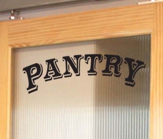 Pantry Kitchen Vinyl Wall Quote Sticker Decal
