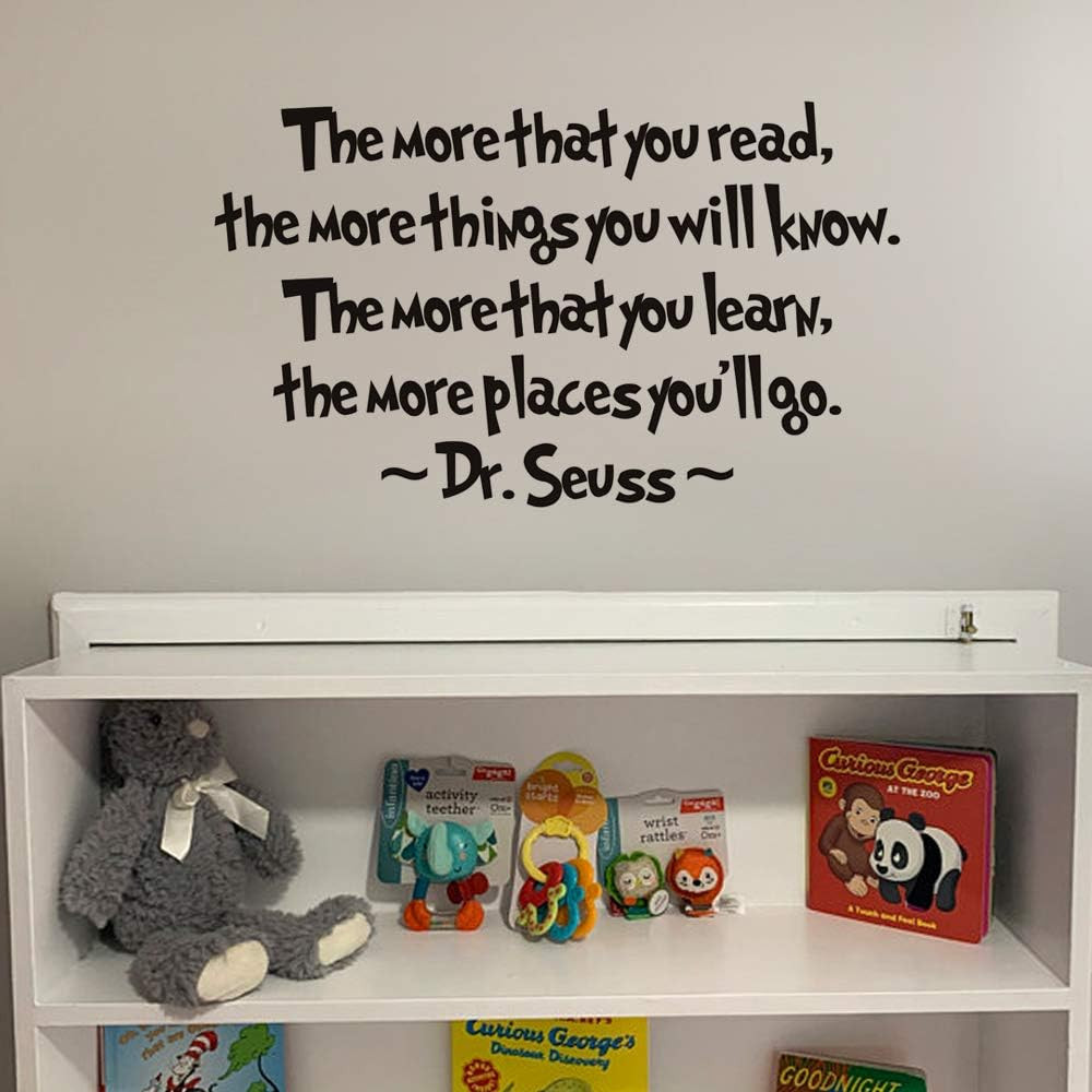 Kids Room Decals Inspirational Quotes Baby Bedroom Wall Stickers Nursery Decor,D