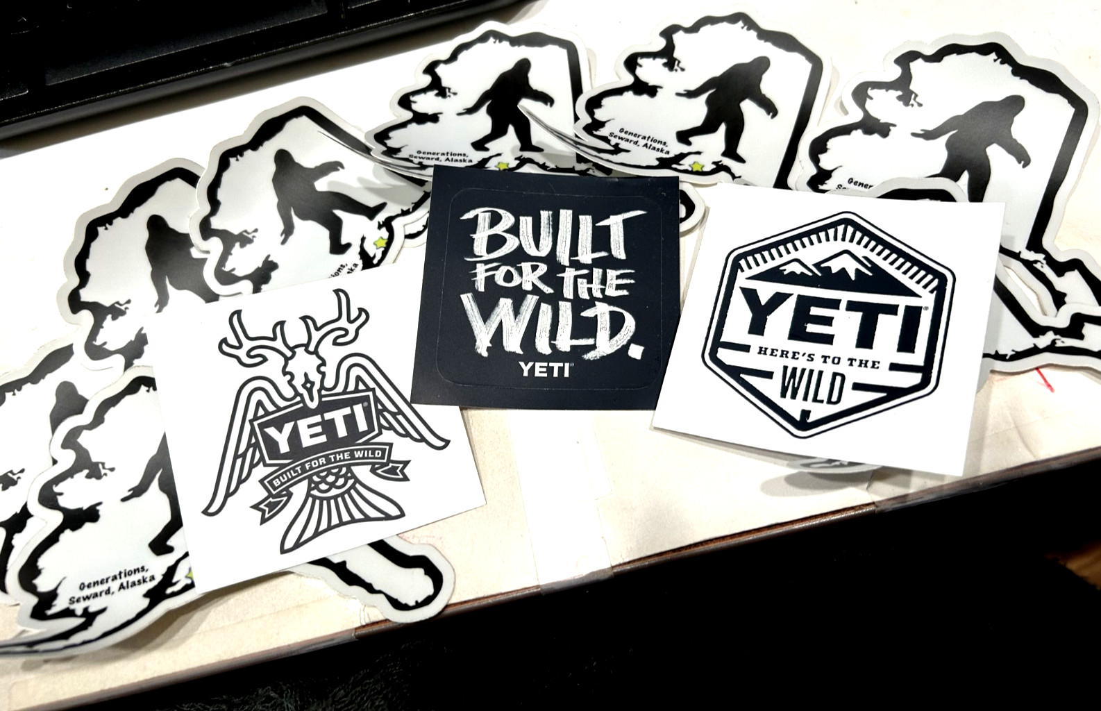 11 pcs lot 8 BIGFOOT vinyl sticker decal ALASKA 5”x3.5” 3 YETI Built Wild 3”