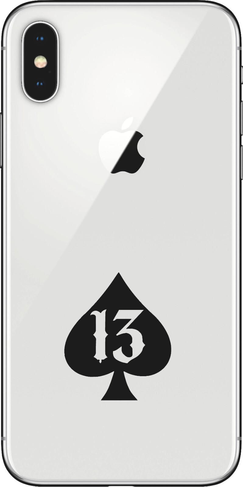 Spade 13 Vinyl decal phone case laptop Lucky 13 car sticker