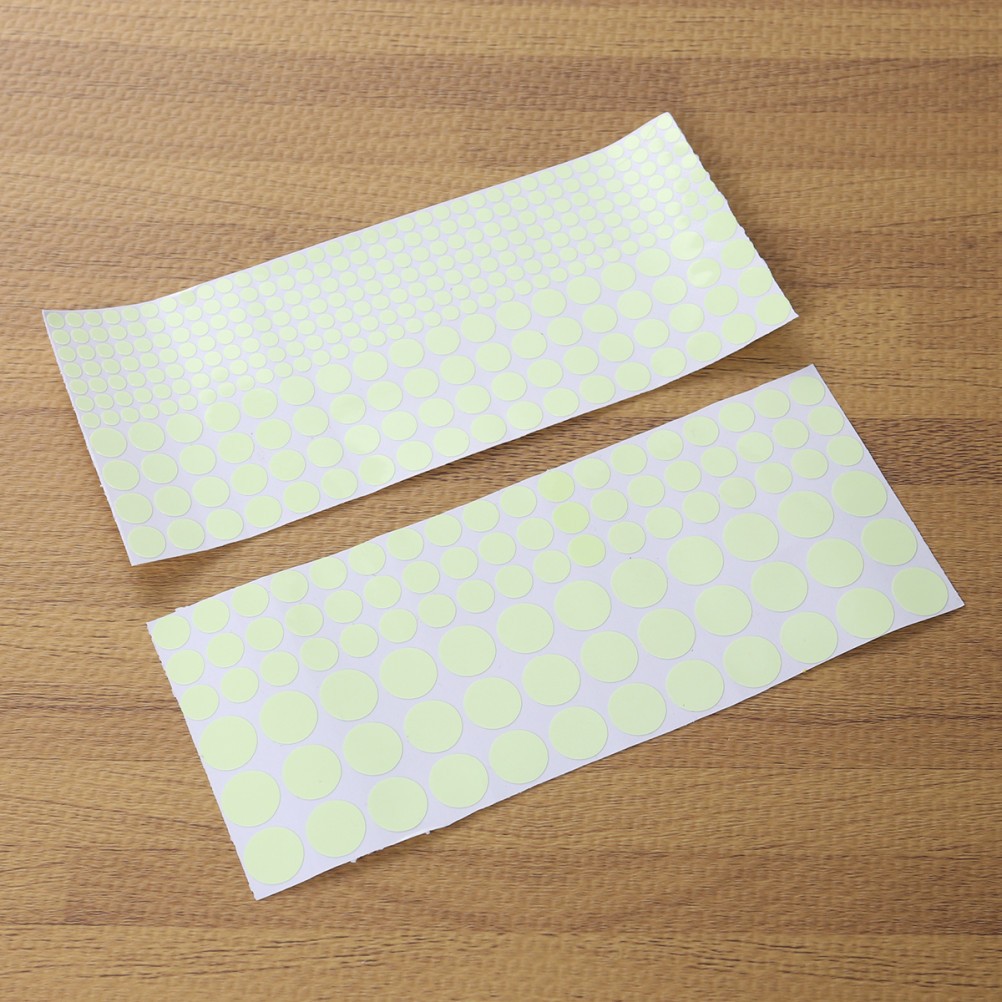 407 Pc Glow in The Dark Dots Circular Glow-in-the-dark Sticker Stickers Kids
