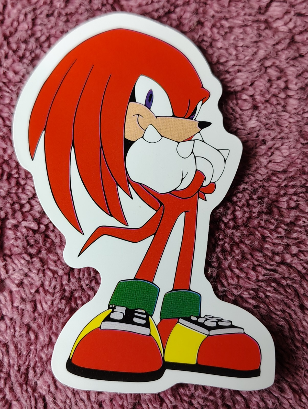 Sonic The Hedgehog Knuckles Decal Sticker, Knuckles the hedgehog Sticker, 3.25"