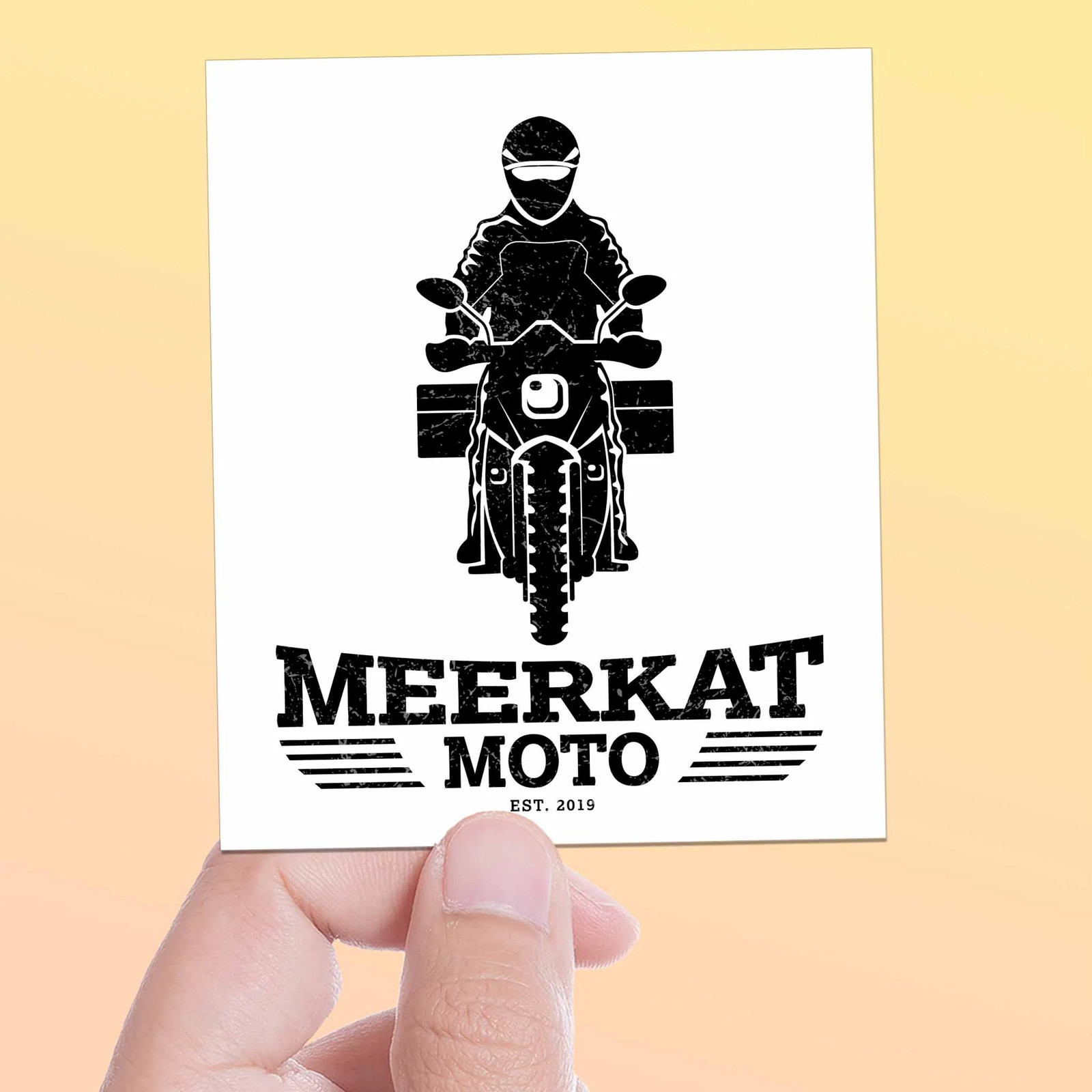 Meerkat Moto Rectangle Sticker – ADV Rider