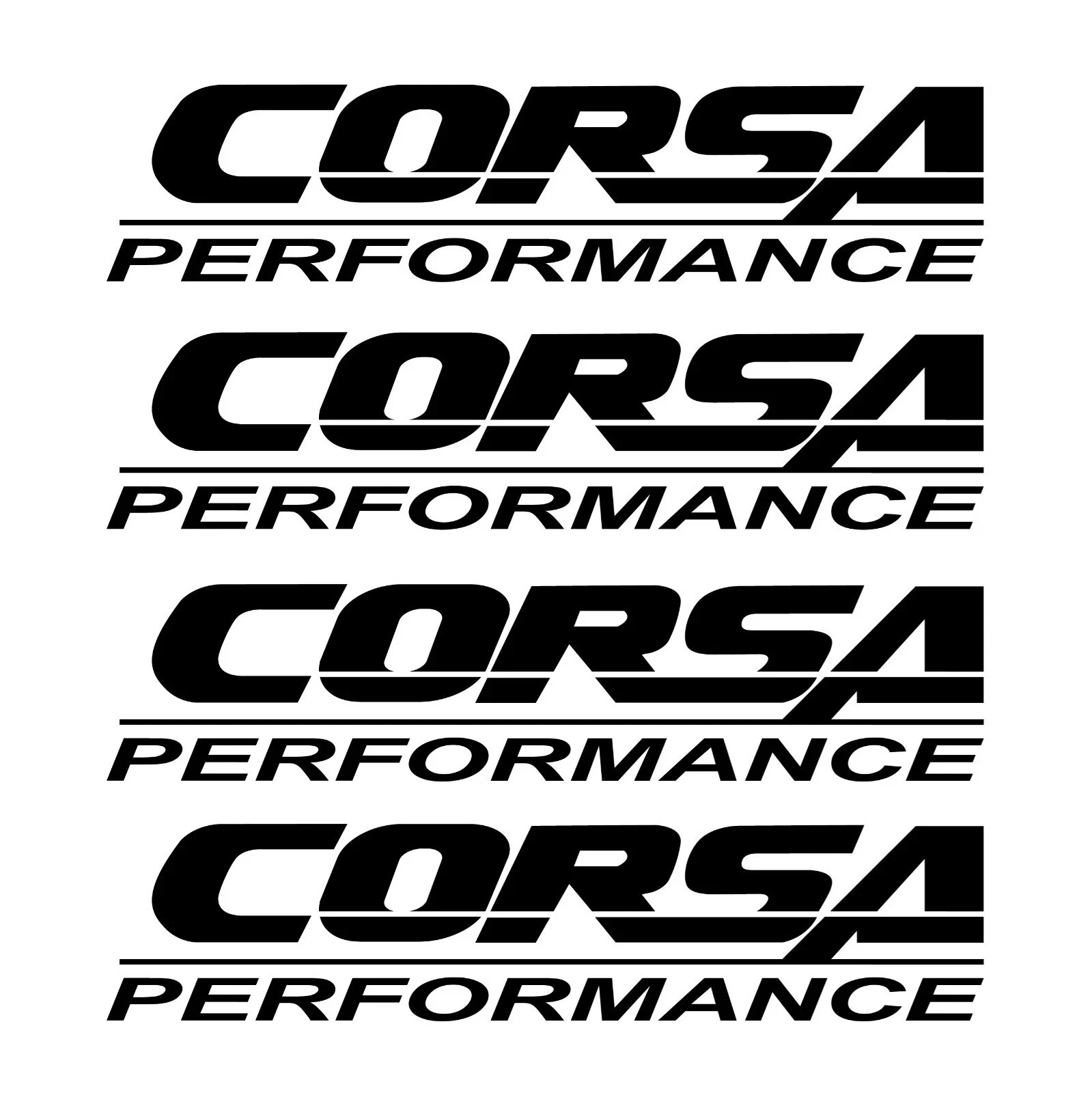 Corsa Performance Decal Vinyl Sticker Corsa Exhaust Header Intake – ANY SIZE