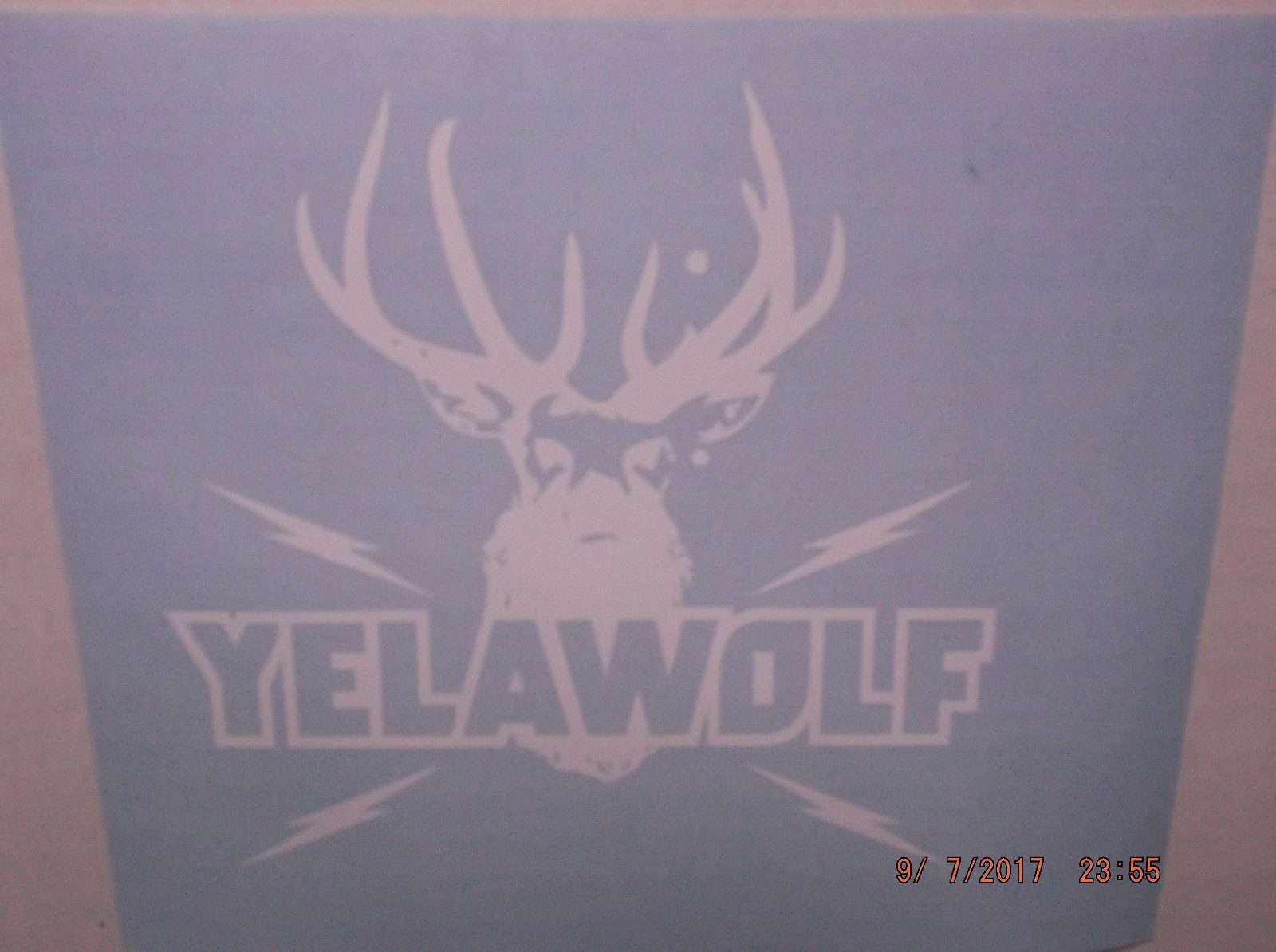YELAWOLF BUCK Decal for Car, Truck, or Smooth Surface Approx 5" wide