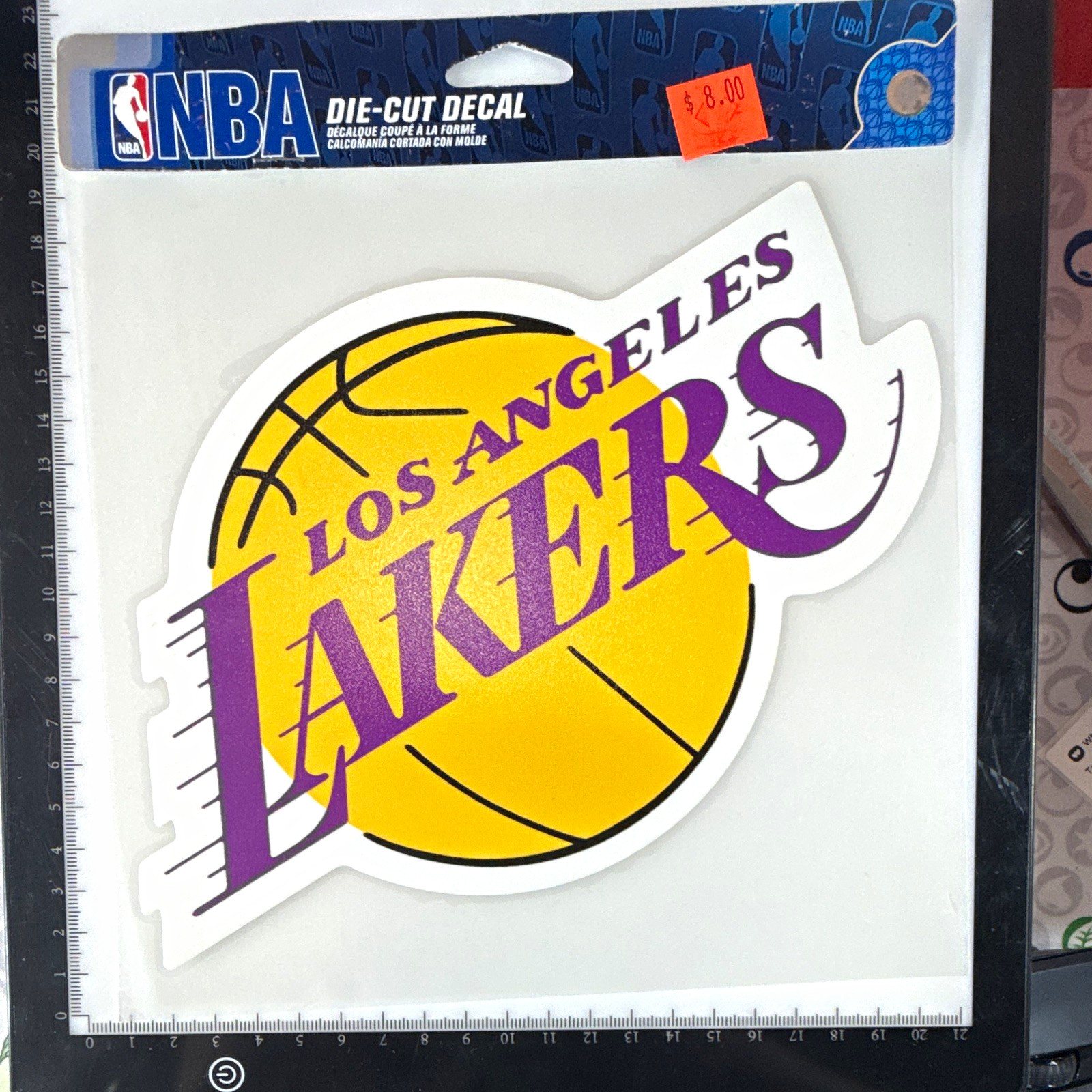 WinCraft NBA Los Angeles Lakers Logo Full Color Die-Cut Decal Sticker