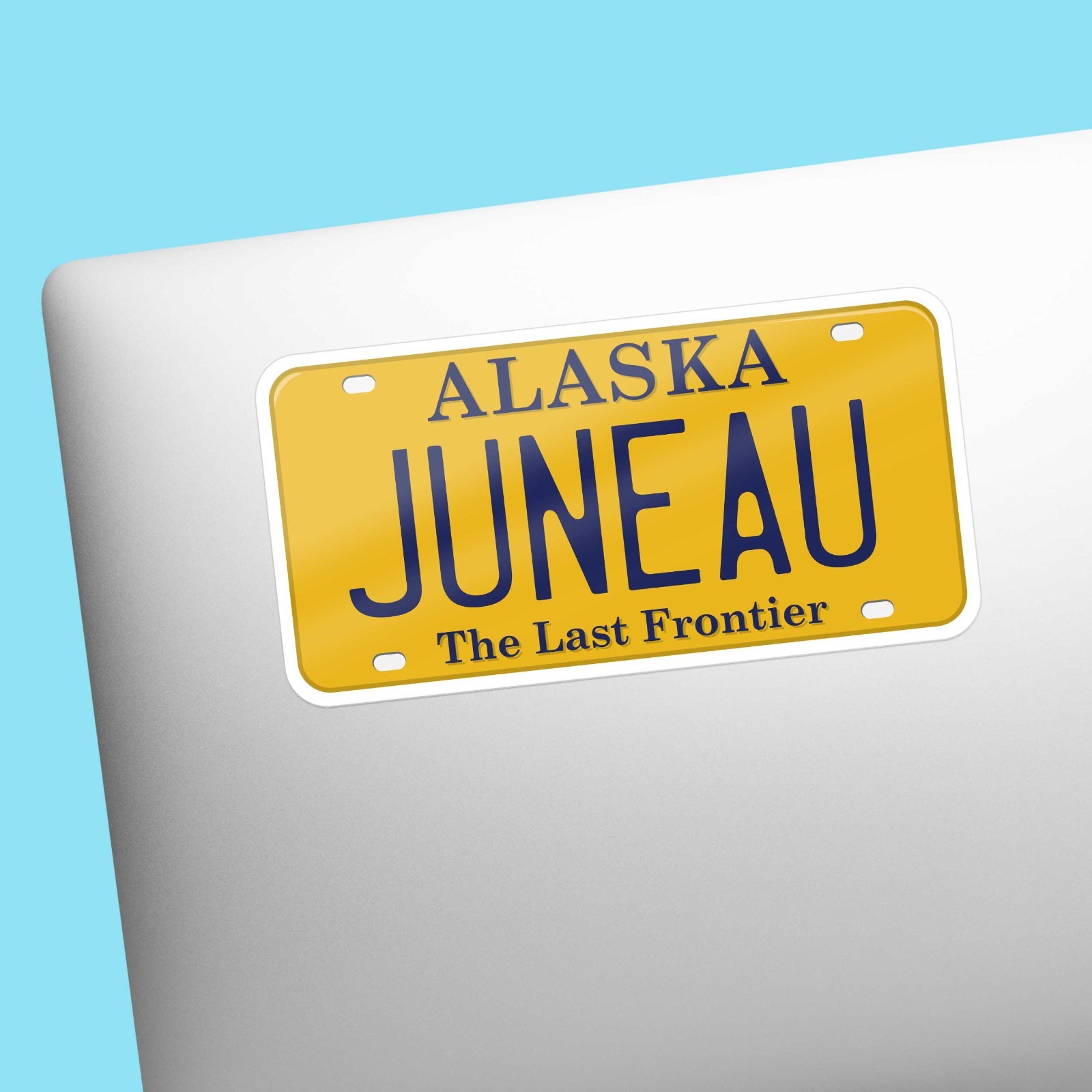 Alaska License Plate Stickers – Choose Your AK City or National Park Decal