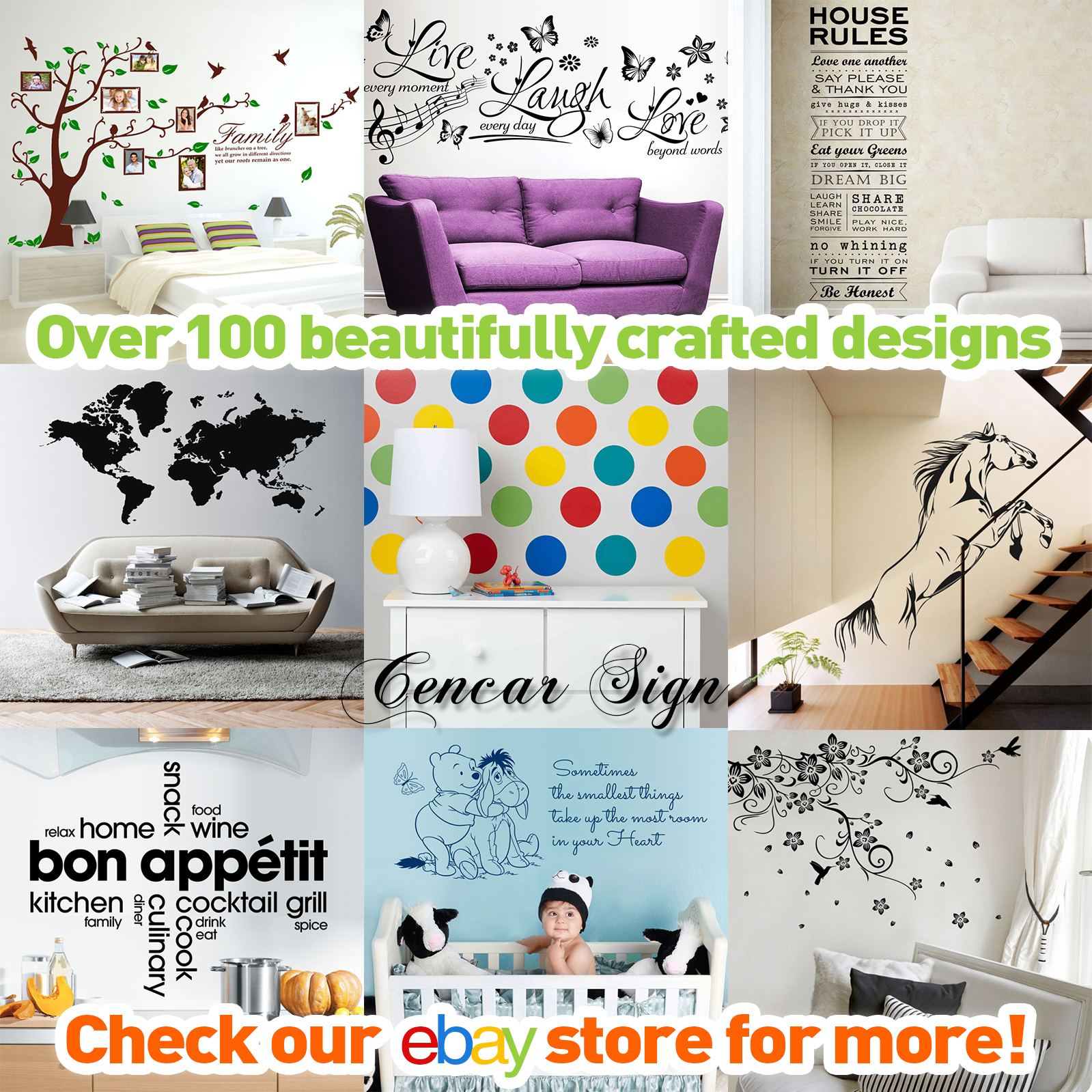 Flower Dandelion Large Vinyl Wall Art Sticker mural Home Bedroom Decoration uk
