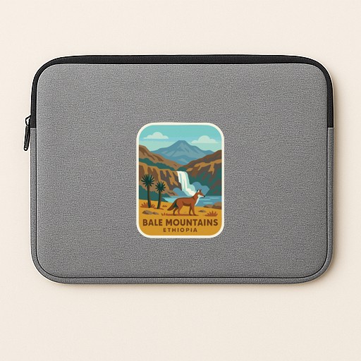 Bale Mountains Ethiopia Iron On Heat Transfer Vinyl HTV World National Parks