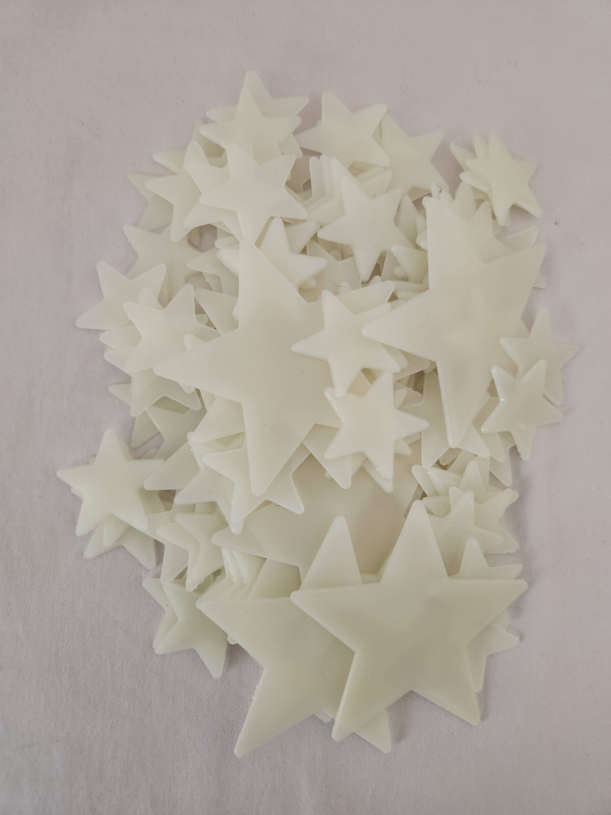 DaMert Company Plastic Jar of 129 GLOW STARS Classic Toys of the 20th Century