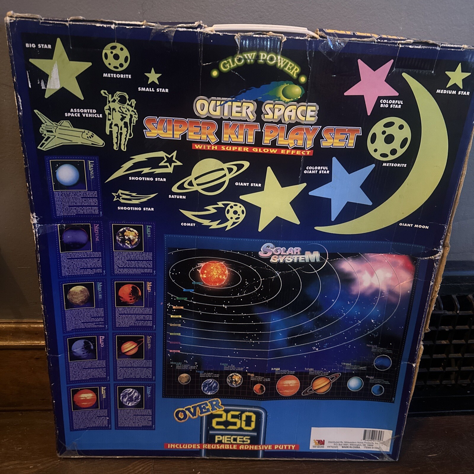 Glow Power Outer Space Super Kit Play Set 250 Pieces