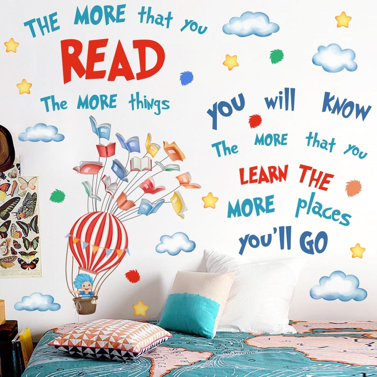 Classroom Wall Decal, Read Classroom Decor, Reading Posters for Classroom, Ho…