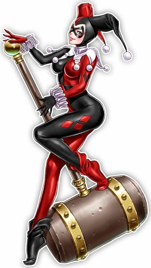 Harley Quinn | Anime JDM Car Window Decal Stickers