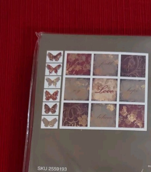 3 Pier 1 Imports Butterfly/Floral Peel & Stick Wall Applique (15) Each Brand New